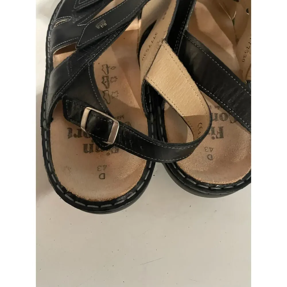 Finn Comfort Toro Soft Leather Sandals EU 43 Unisex Mens 10/Womens 12 Gorpcore